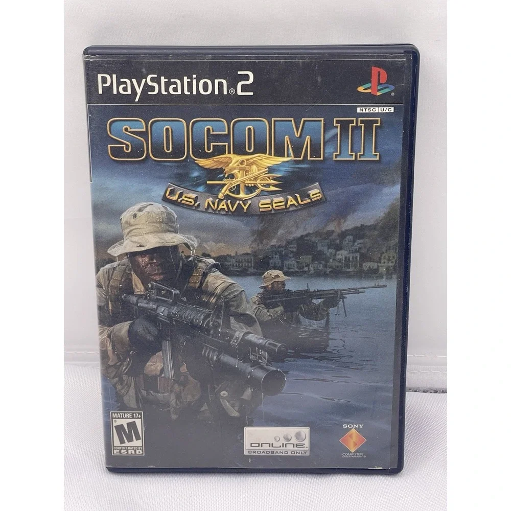 SOCOM II 2‎ US Navy Seals PS2 PlayStation 2 - Complete CIB TESTED